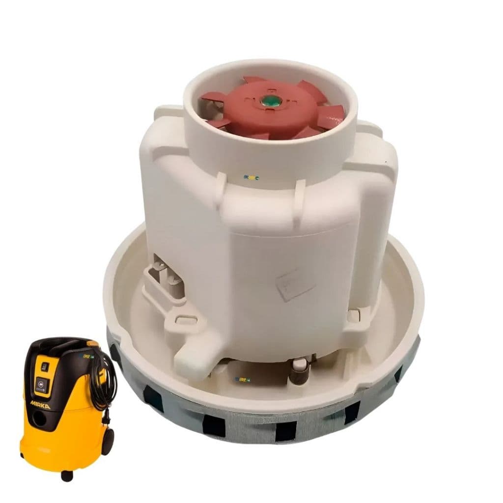 Motor para Aspirador Mirka 1000W 220V Compatível 915 1025L Bomba de Vácuo Sucção Profissional Sem Pó