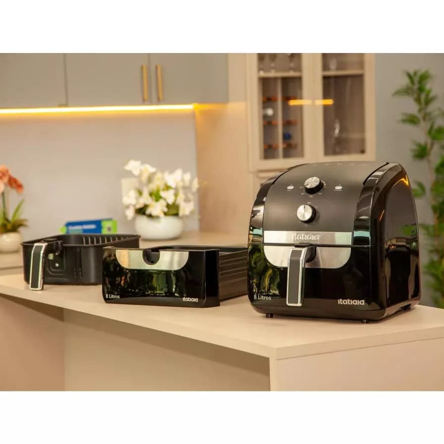 Fritadeira Air Fryer Itatiaia 8 Litros – Saúde, Sabor e Praticidade na Cozinha