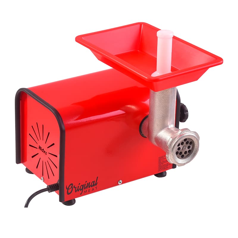 Moedor de carne vermelho Original MEAT uso doméstico