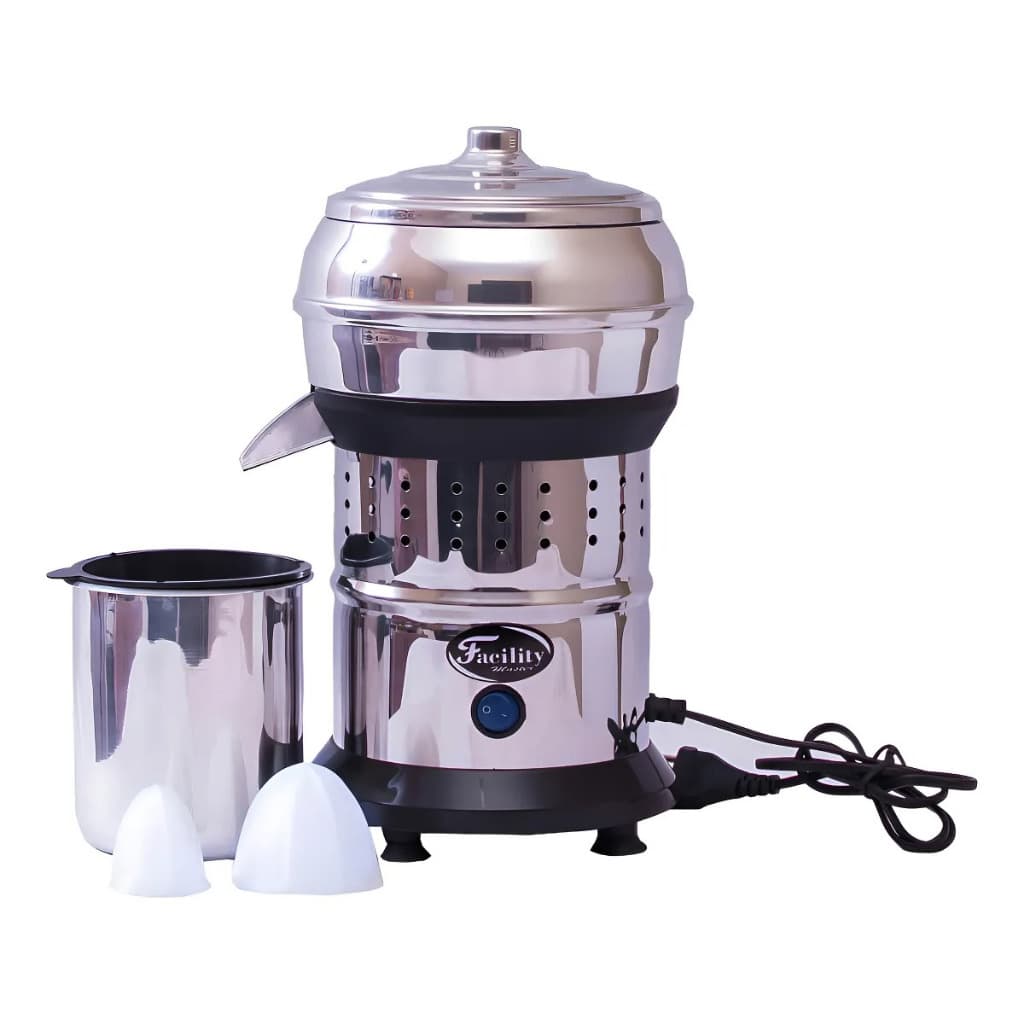 Extrator De Suco Laranja Limão Profissional Máquina Industrial Inox 500W Bivolt Potente