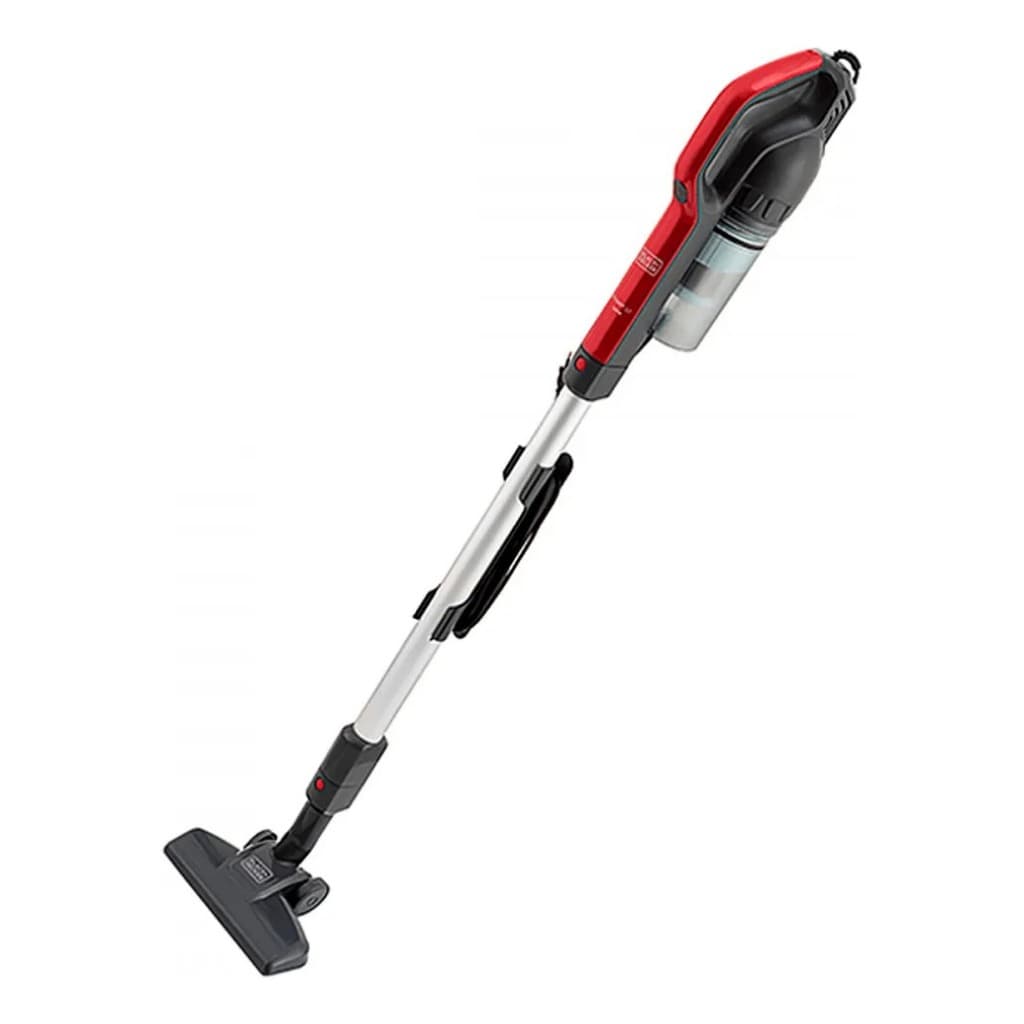 Aspirador de pó Black + Decker 2 em 1 ciclônico, 1250W, 127V, preto e vermelho