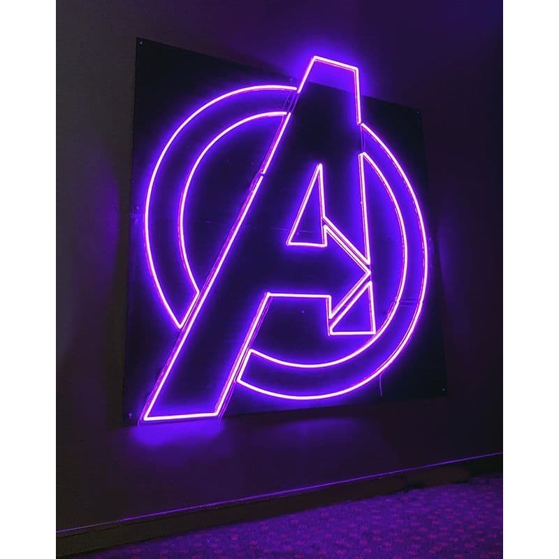 OS VINGADORES LED NEON THE AVENGERS LED NEON