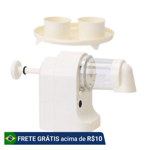 Triturador de Gelo Elétrico Portátil  – Máquina de Raspar Gelo para Bebidas e Drinks Profissional