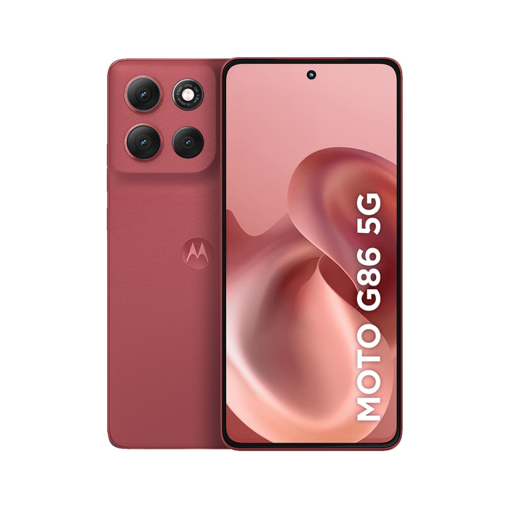 Smartphone Motorola Moto G86 256GB 5G, 24GB RAM Boost, Câm. 50MP OIS Moto AI, Tela 6.7' - Vermelho