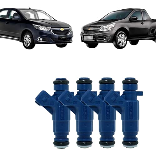 Kit 4 Bicos Injetores Combustivel Chevrolet Agile 1.4 Flex  - 0280157152