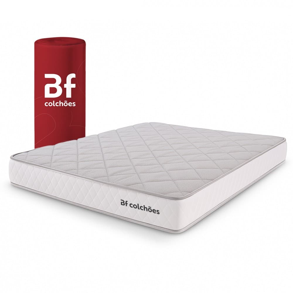 Colchão Casal Ortopédico de Espuma D33 a Vácuo 138x188cm BF Colchões