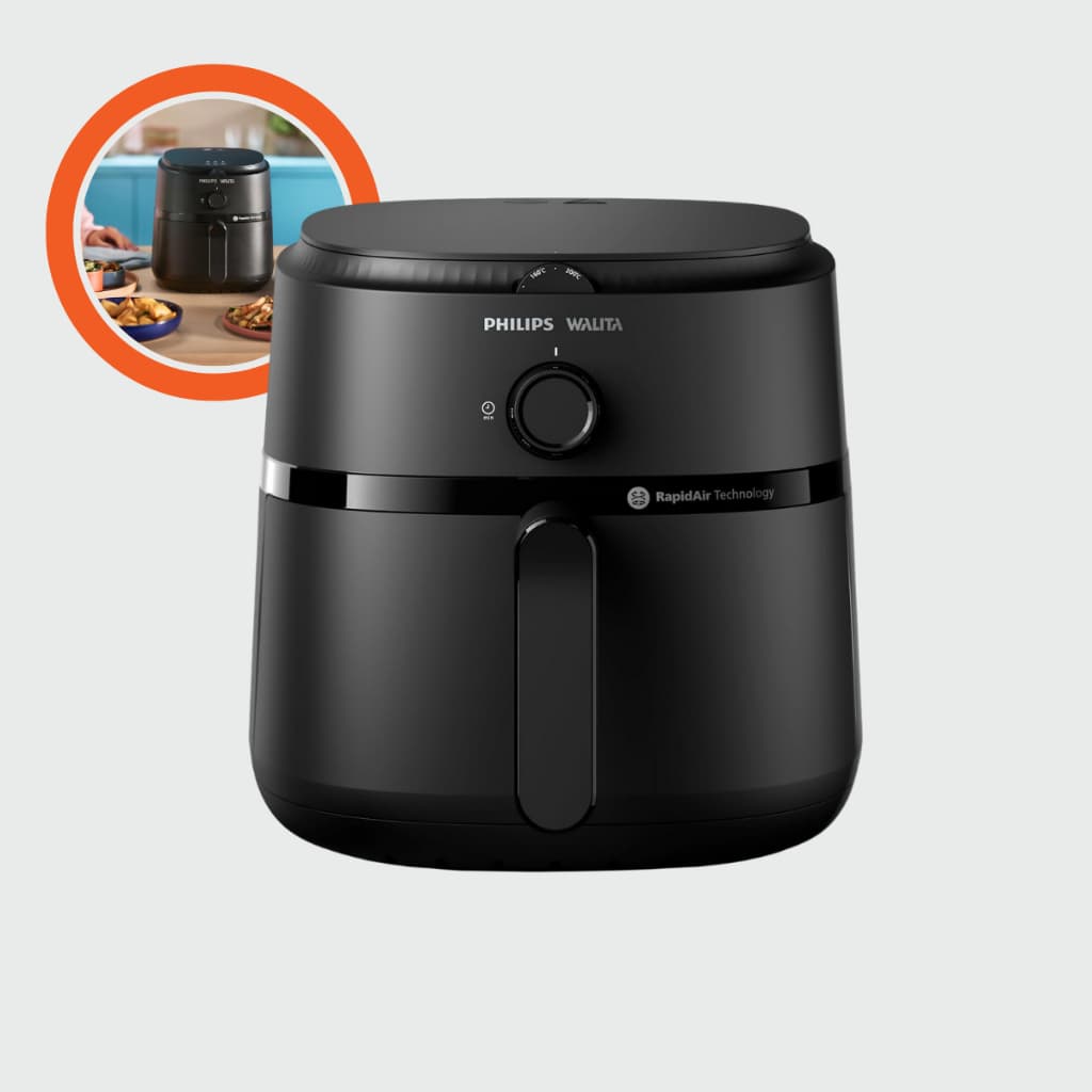 Airfryer Philips Walita 6,2L  Série 1000 NA130 Sem Óleo Original