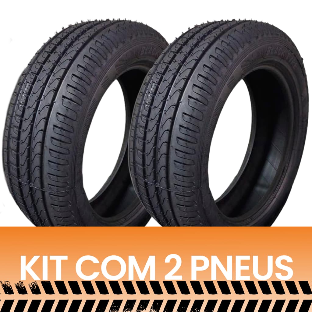 Kit 2 Pneus Remold Black Tyre 215/55 R17 Cinturato P Aro 17