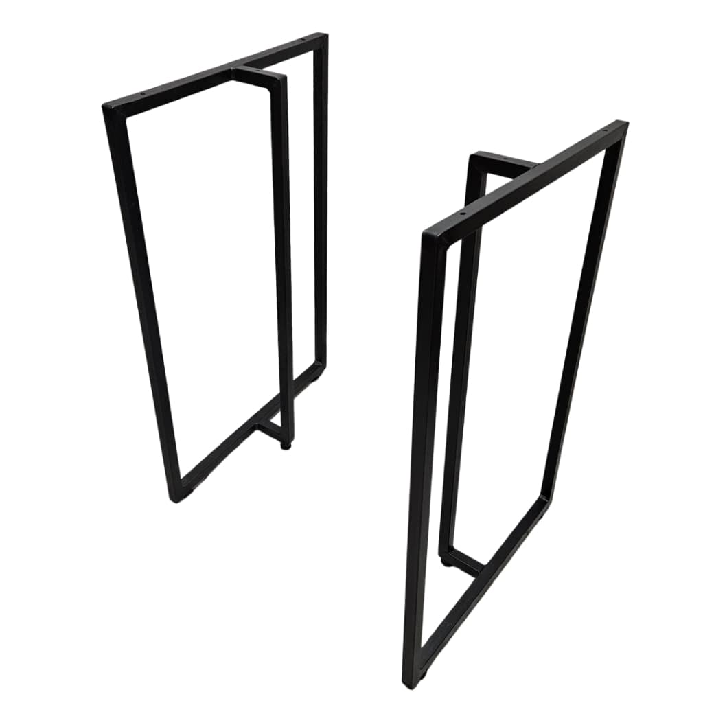 2 Pés de Mesa em T Aço 100cm Altura 38cm Largura – Ideal para Aparador e Escrivaninha