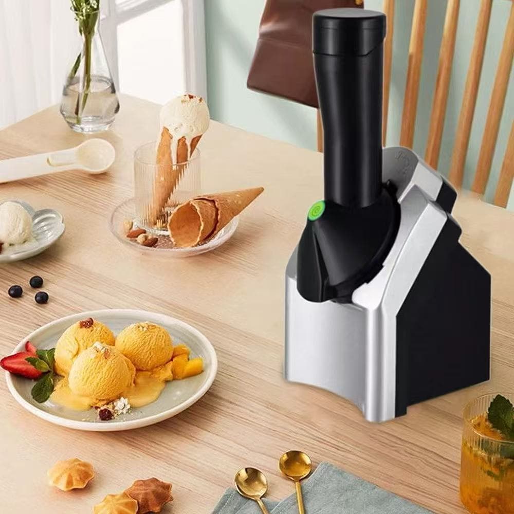 Máquina De Sorvete Vegano Caseiro 110V Sorveteira Cremoso Sorvete Natural Da Fruta Gelado Máquina