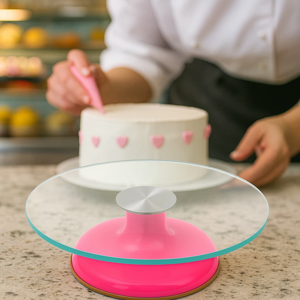 Bailarina Giratória Profissional De Vidro Para Decorar Bolos Confeitaria