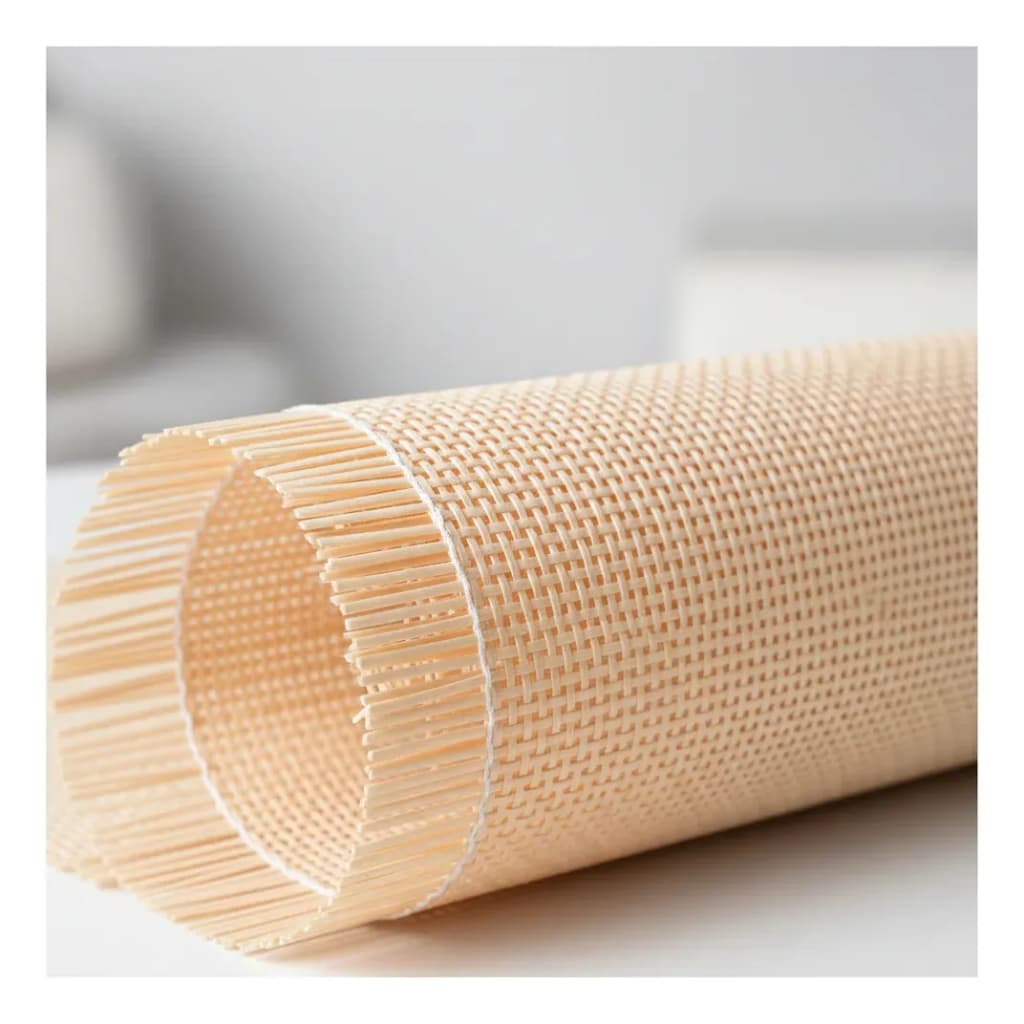Palhinha Indiana Quadriculada Palha da India Forro Fibra Natural Tela Rattan Celulose 80cm