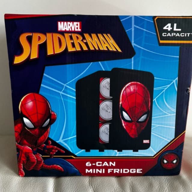 Mini geladeira frigobar Homem Aranha importada