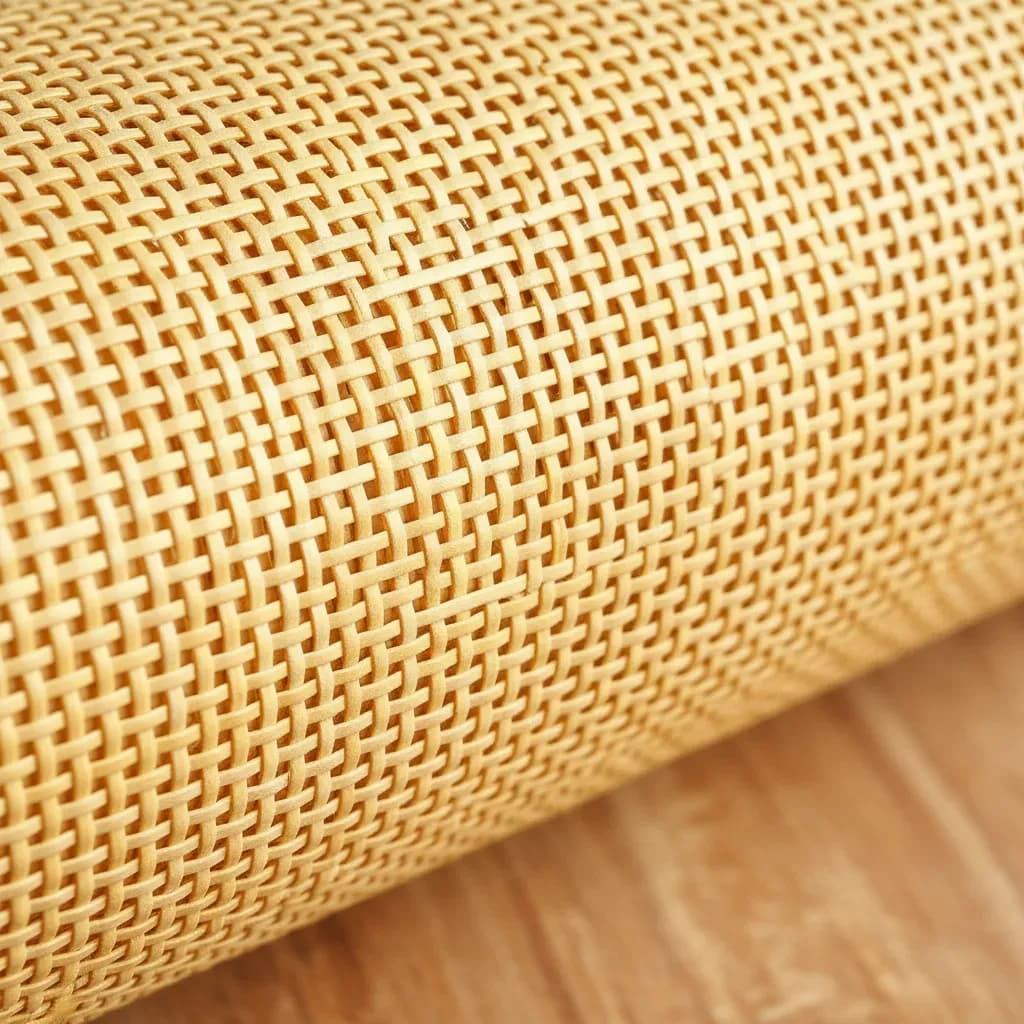 Palha da India Tela Rattan Palhinha Indiana Quadriculada Forro Fibra Natural Celulose 80cm
