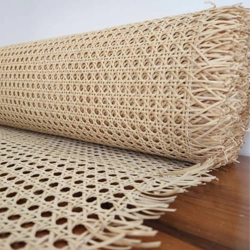 Palhinha Indiana Rattan Tela De Fibra 100% Natural 50cm de Largura