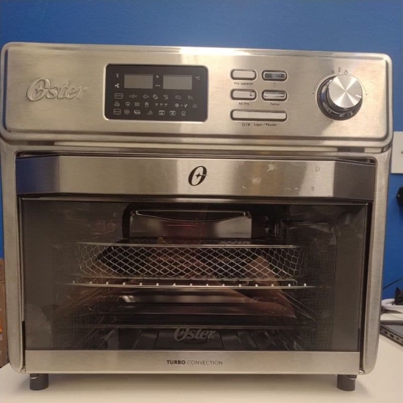 Forno e Air Fryer Oster 25L Multifunções OFIR250 220V, aço inoxidável