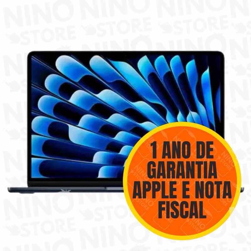 Apple Macbook Air M4 16GB RAM SSD 256GB Tela 13” Pol Novo Lacrado 1 ano Garantia Apple e Nota fiscal