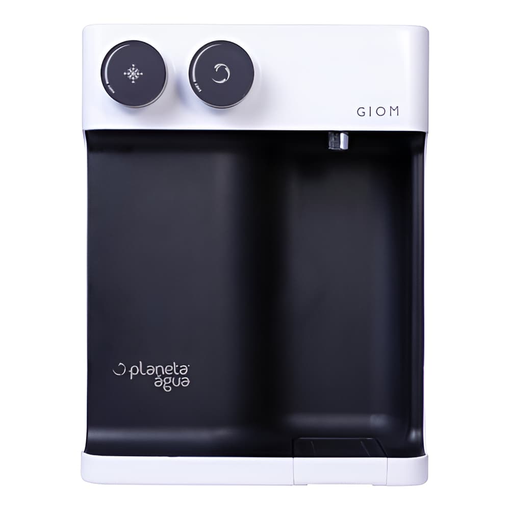 Purificador Água Gelada E Natural Filtro Giom Branco/Preto 127v - Planeta Água