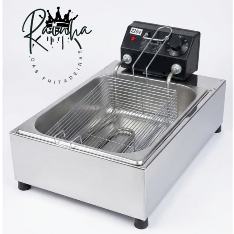Fritadeira Elétrica Industrial 5L- Eficiência e Qualidade para sua cozinha LIMPA ESTOQUE!!