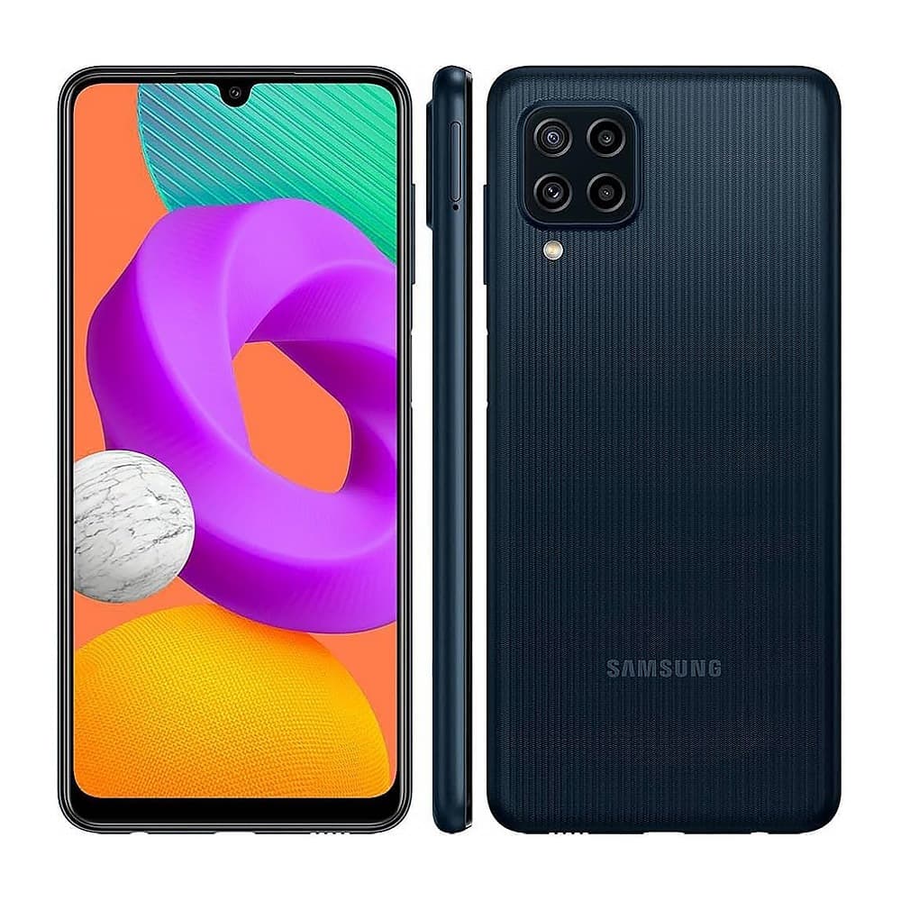 Samsung Galaxy M22 128GB 4GB RAM 6,4' Super AMOLED Câmera Quádrupla 48MP + 8MP + 2MP + 2MP