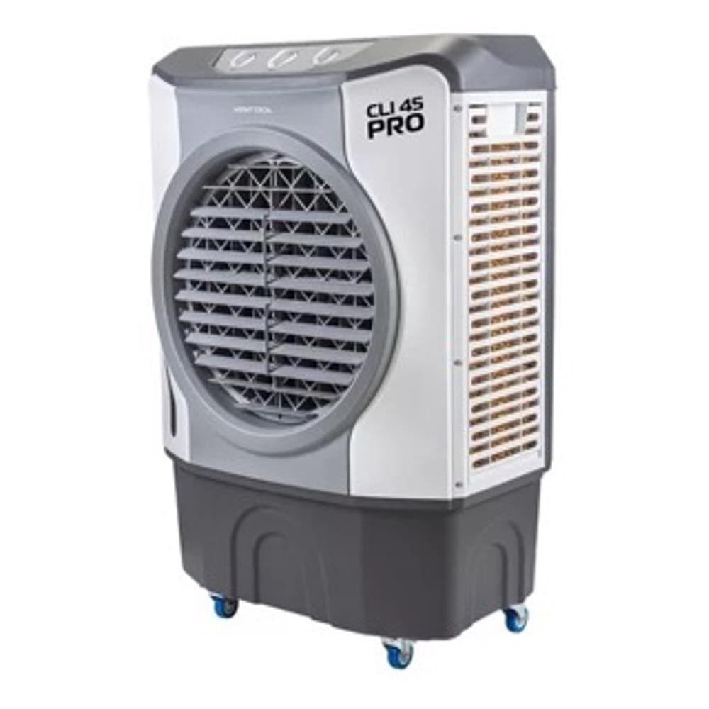 Climatizador Portátil Industrial Evaporativo Ambientes Portátil Profissional Linha PRO 45 Litros