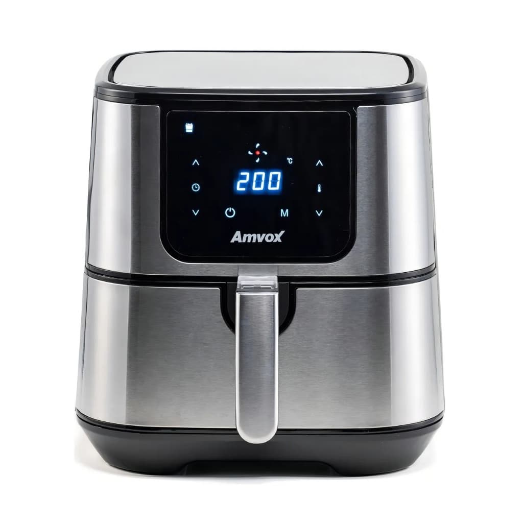 Fritadeira Air Fryer Amvox 7l Painel Digital Arf1255 aço inoxidável