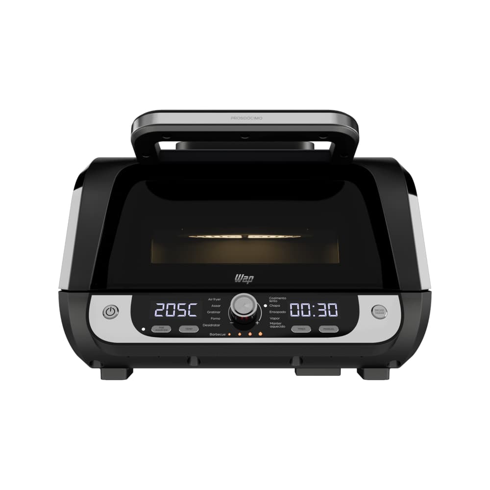 Fritadeira Elétrica Sem Óleo Wap Airfry Barbecue Digital 12 Em 1 10l 1700w