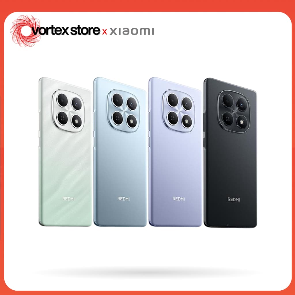 Xiaomi Redmi Note 15 4G, versões em verde claro, azul claro, preto e azul escuro