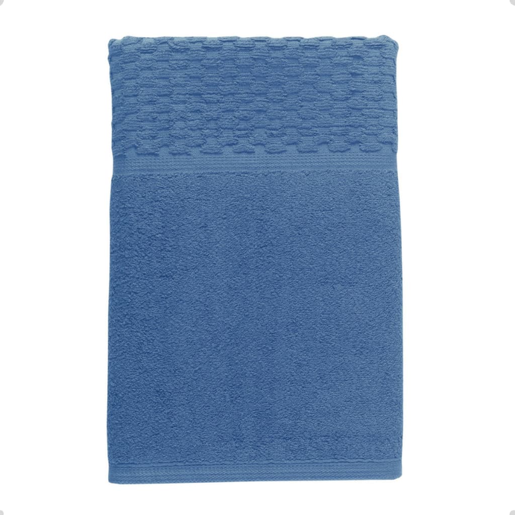 Toalha de Banho Teka Solare 500g/m² Algodão Penteado Azul - Toalha Gigante, Alta Absorção