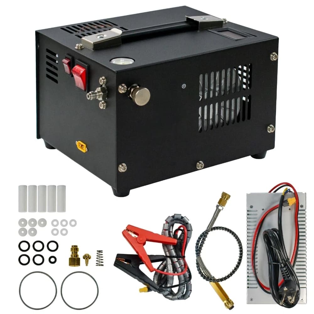 Compressor de ar de alta pressão 30mpa 12V PCP com acessórios
