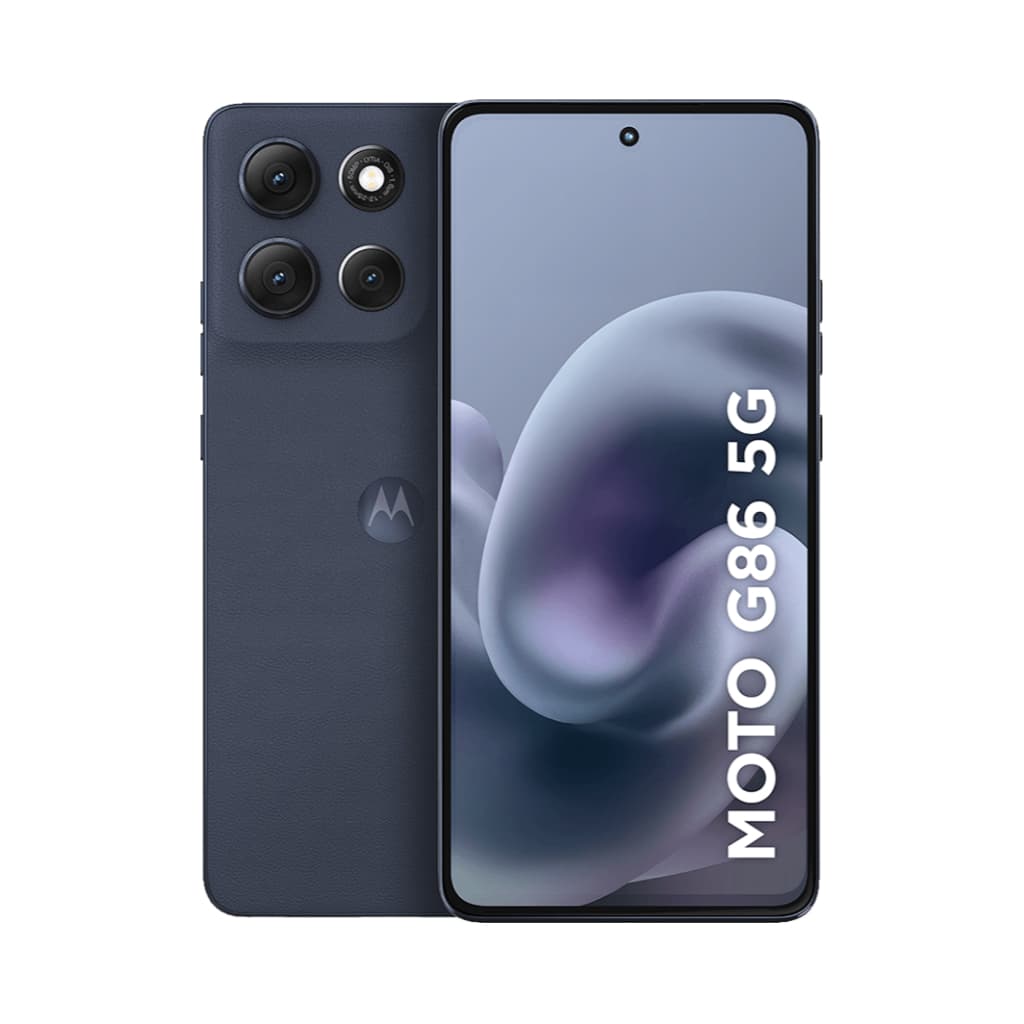Smartphone Motorola Moto G86 256GB 5G, 24GB RAM Boost, câmera 50MP OIS, tela 6.7 polegadas, cor grafite
