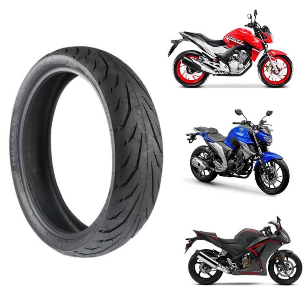 Pneu 140 70 R17 Traseiro Fazer 250 Cb 300 Twister 250 Sport