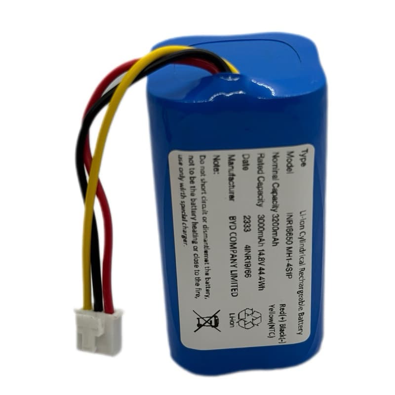 Bateria de íon de lítio azul para robô aspirador ABIR X5 X6 X8 com 2600mAh