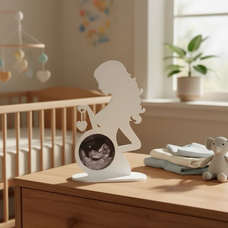 Decoração Ultrassom Personalizada | Porta Retrato |Presente para Gestante, Chá de Bebê e Maternidade