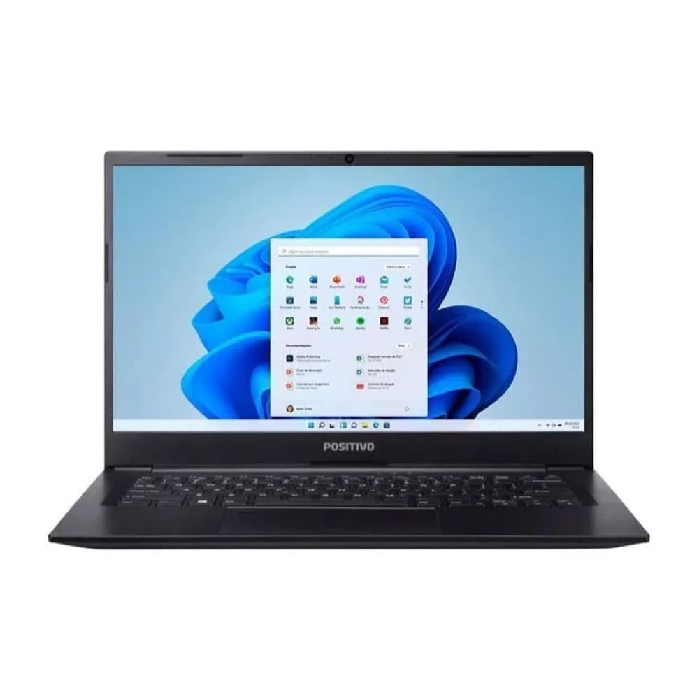Notebook Positivo Master N4340 Intel Core i5-10210U Windows 11 Home 16GB memória 256GB SSD 14'' - Preto