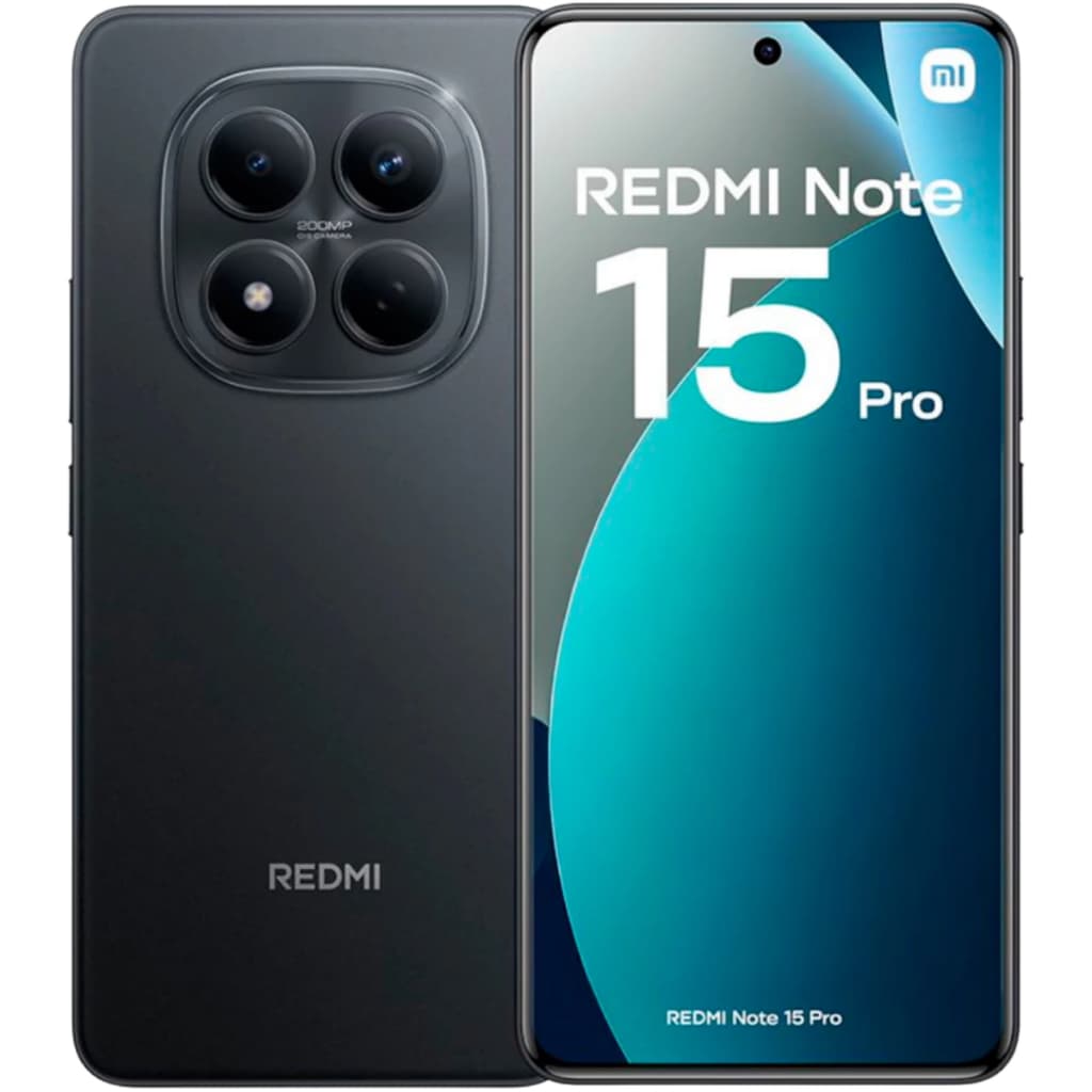 Smartphone Redmi Note 15 Pro com câmera quadrupla e tela AMOLED de 6,77 polegadas