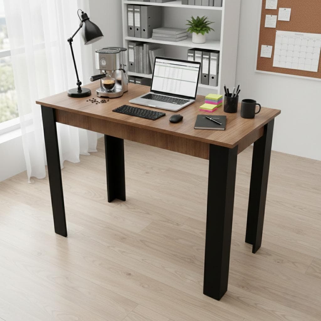Mesa de Escritório 90cm, Escrivaninha Moderna para Espaços Pequenos
