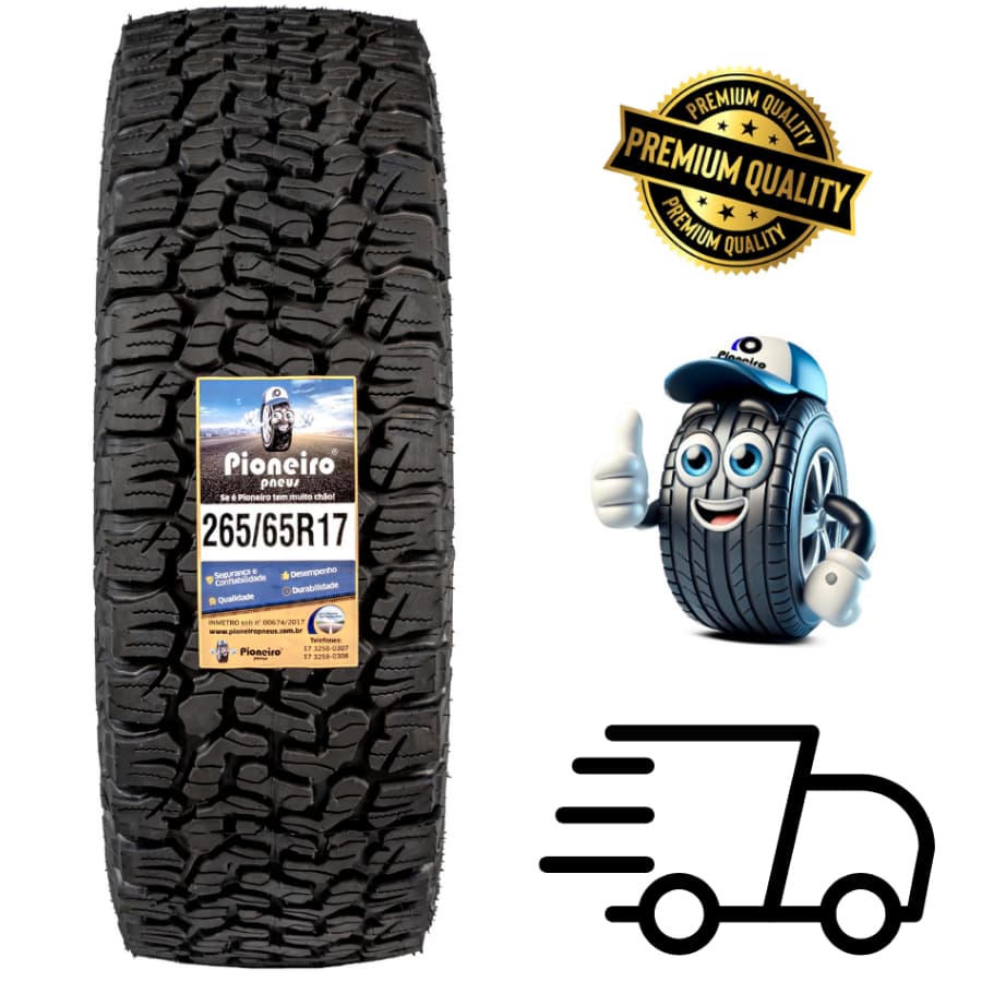 Pneu Pioneiro Remold 265/65 R17 - Inmetro - Entrega Imediata
