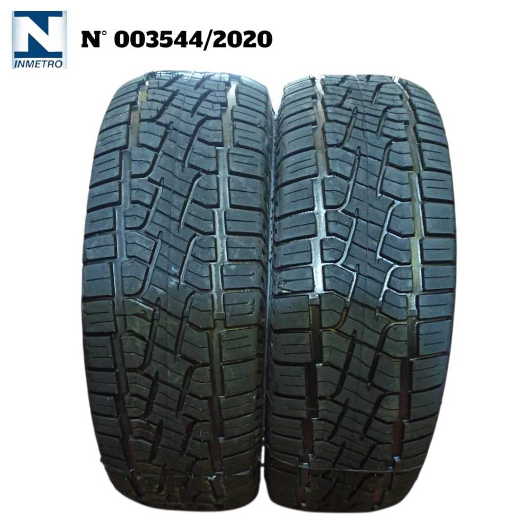 Kit 2 Pneus Remold R15 205/65 ATR Com Selo de Inmetro e Garantia Linha Premium