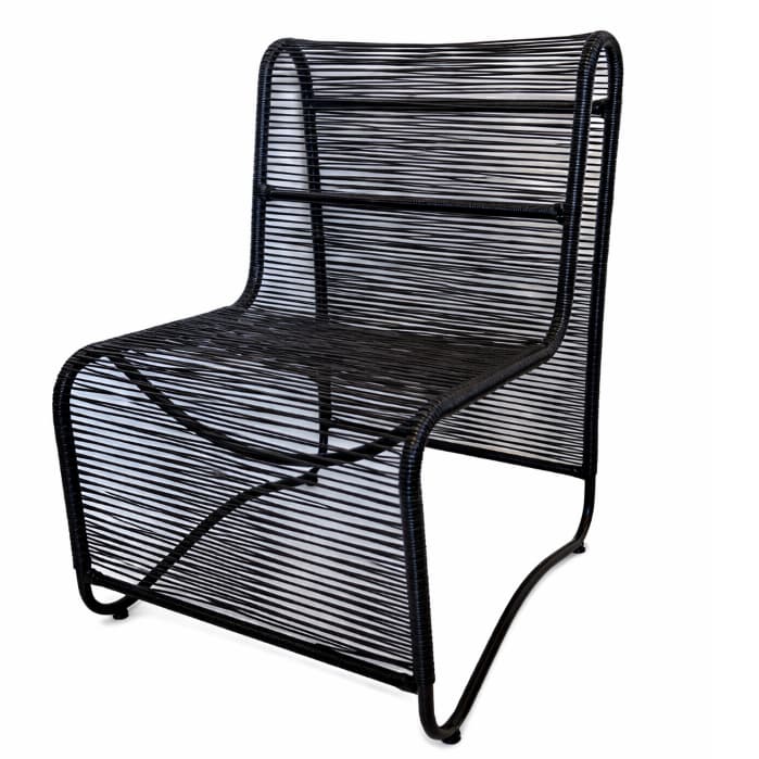Cadeira Paradise em Junco Sintético para Área Externa Varanda Jardim Área Gourmet Moderno Resistente