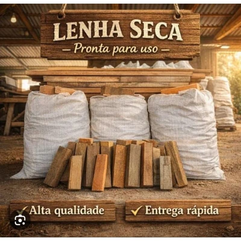 Lenha para Churrasqueira Lareira Fogão a Lenha Acampamento Alta qualidade e durabilidade (Escolha o peso desejado)