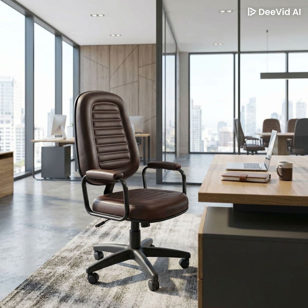 Poltrona Giratória Diretor Praticidade E Design Premium
