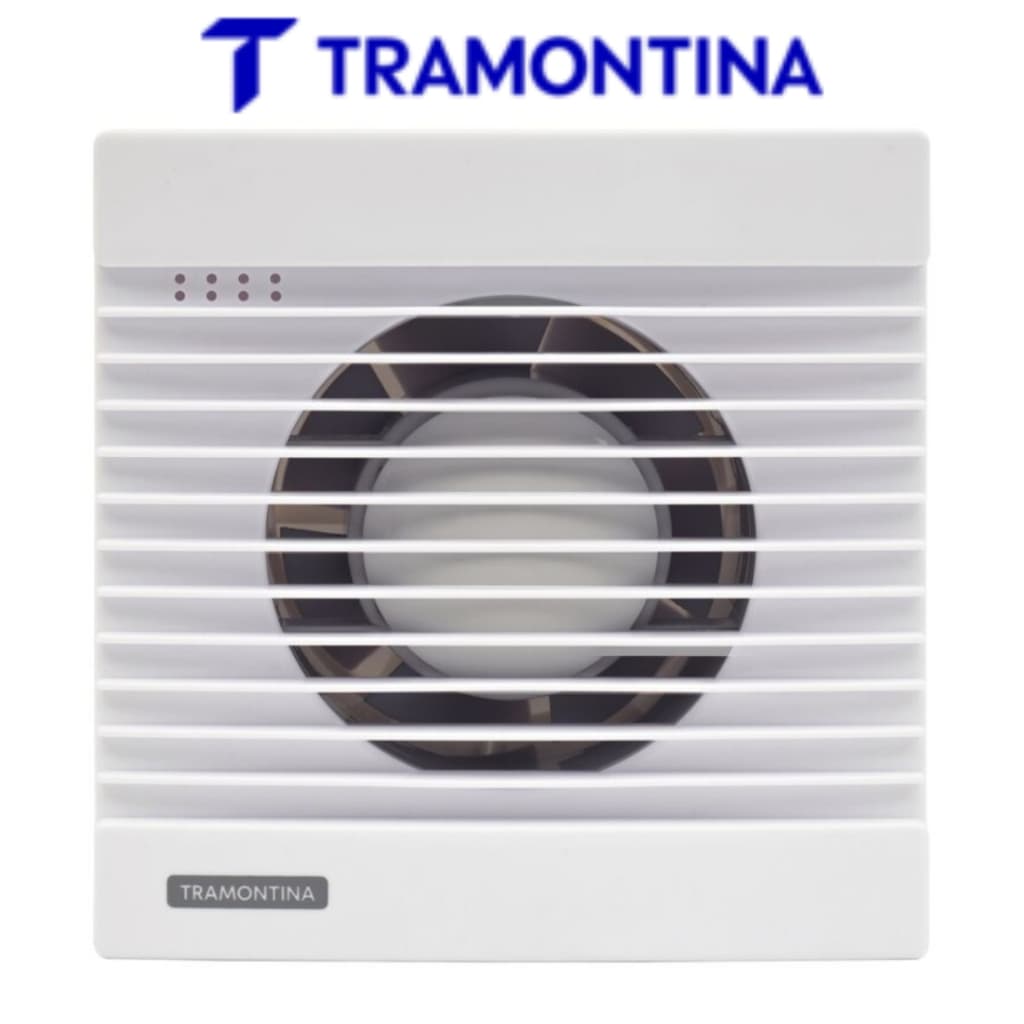 Exaustor de Banheiro 150mm Cooler Ventilador 15cm para Teto Parede e Forro Tramontina 110v / 220v