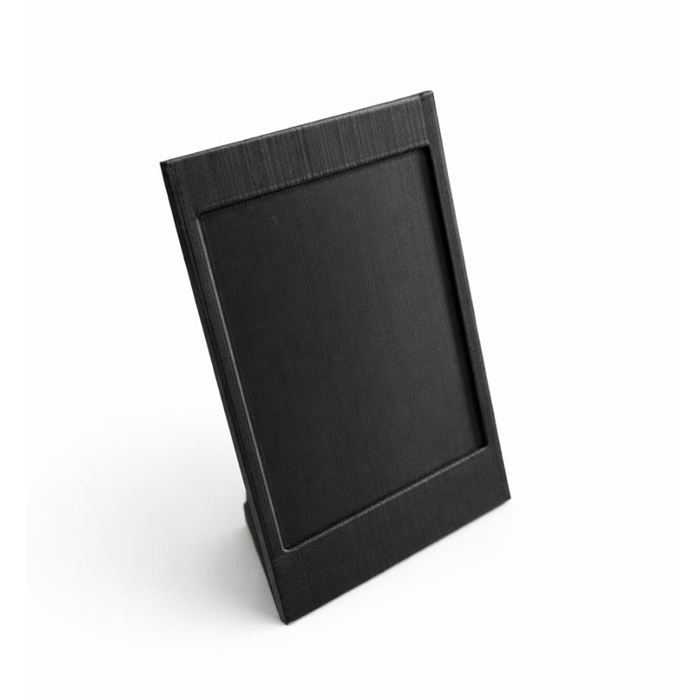 Porta-retrato minimalista preto estilo moderno