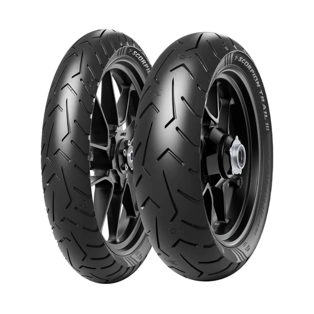 Kit 2 Pneus Moto Pirelli Scorpion Trail III 110/80 R18 58V + 150/70 R17 69V TL