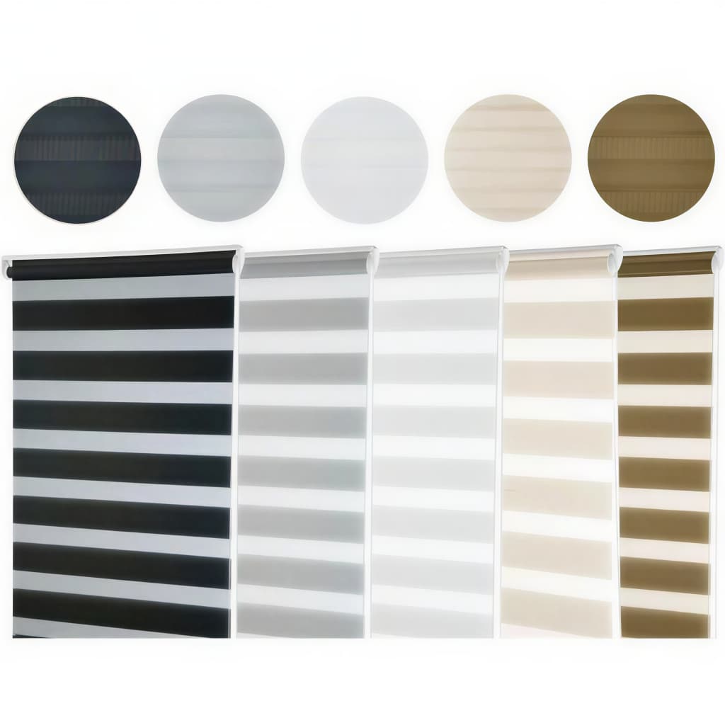 Persiana Rolo Dupla Zebra Double Vision Zebrada Varios Tamanhos Completa Diversas Cores