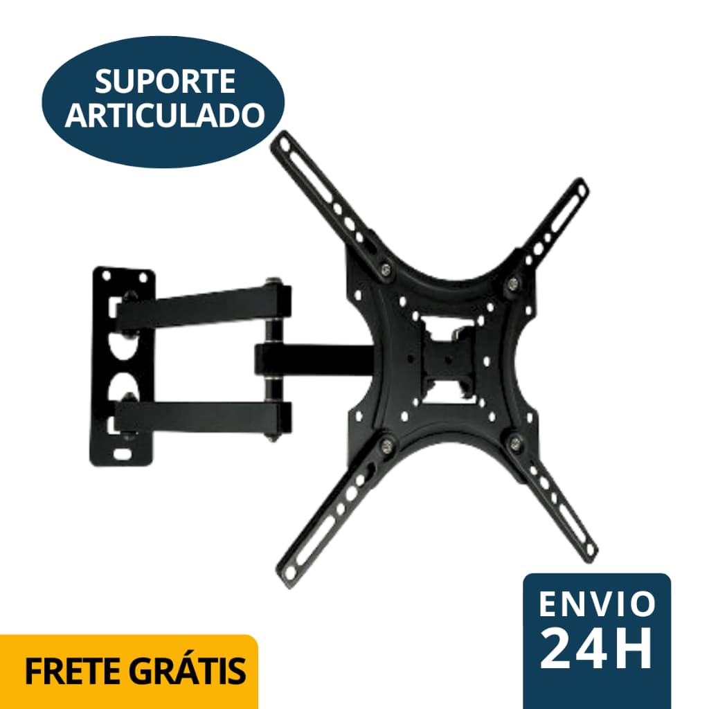Suporte Para TV Articulado 32 A 58 Polegadas De Parede Lcd Tv Smart Universal Televisão E Monitor