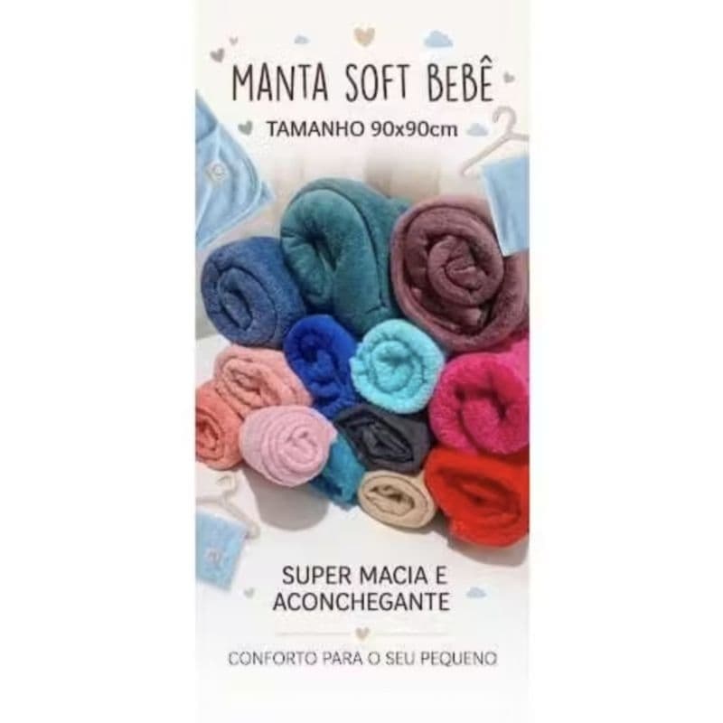 Kit 03 Manta Cobertor Bebê Infantil Microfibra Antialérgico Mantinha Cobertor Soft Para Berço Bebê