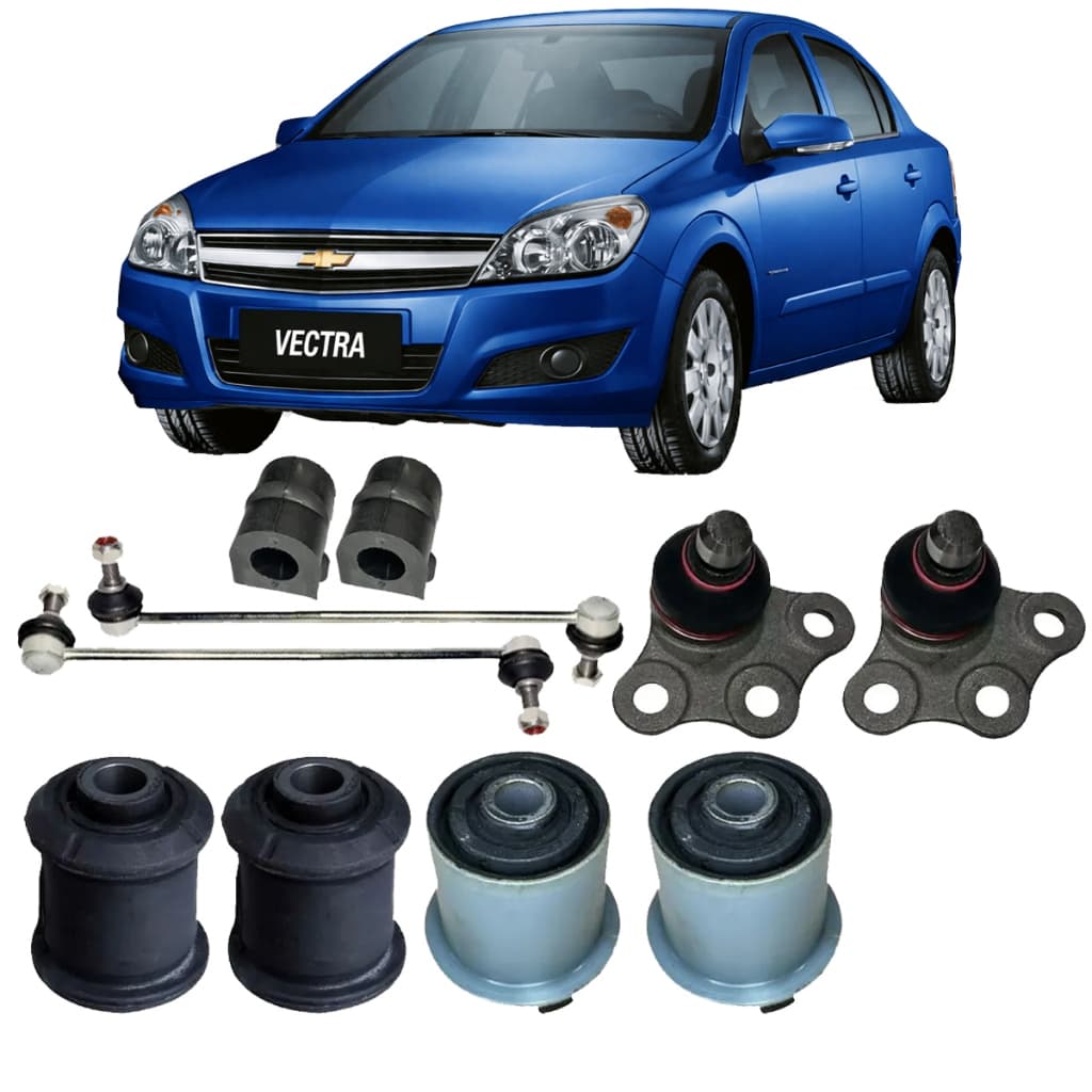 Bucha Bandeja Dianteira Pivôs Bucha Barra Bieleta Chevrolet Vectra 2006 2007 2008 2009 2010 A 2011