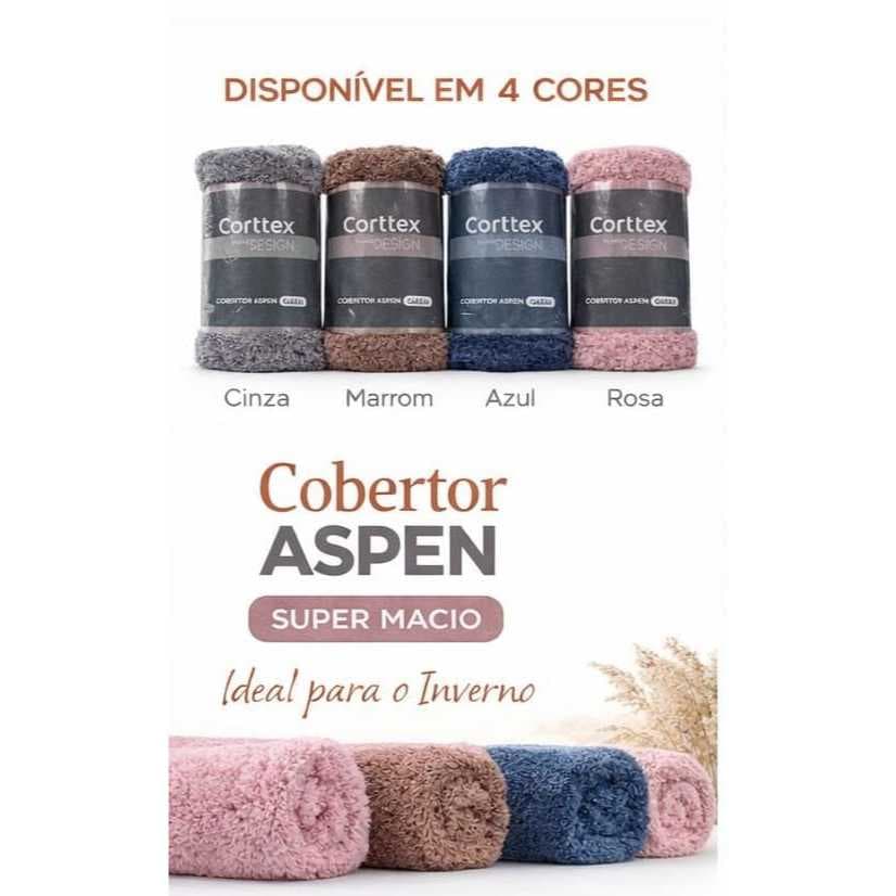 Cobertor Queen Antialérgico Coberta Cama Corttex 2,20x240m